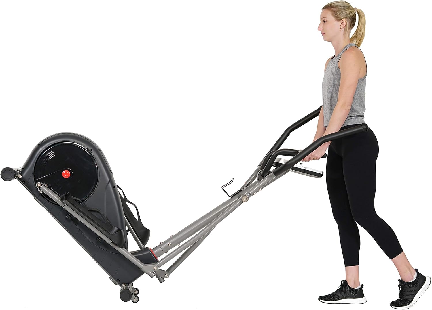 Sunny Health & Fitness Pre-Programmed Elliptical Trainer - SF-E320002, black