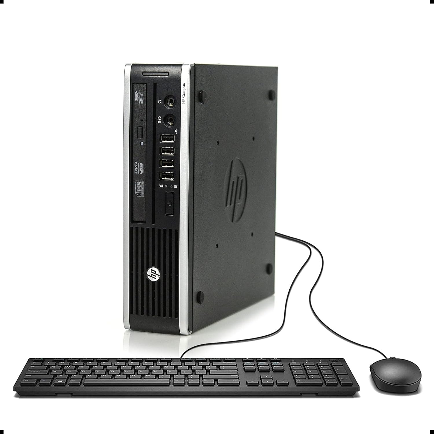 HP Elite 8300 Ultra Small Slim Business Computer PC, 8GB RAM, 120GB SSD, Wi-Fi, Windows 10 Professional (Renewed)