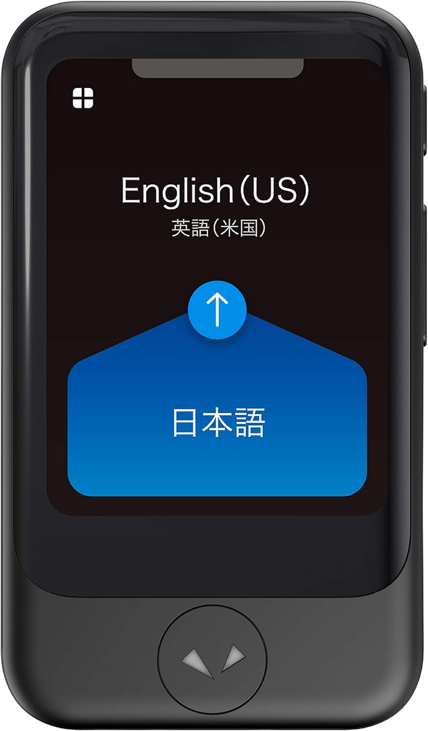 Pocketalk Model S Real Time Two-Way 82 Language Voice Translator with 2 Year Built-in Data and Text-to-Translate Camera & HIPAA Compliant/Black
