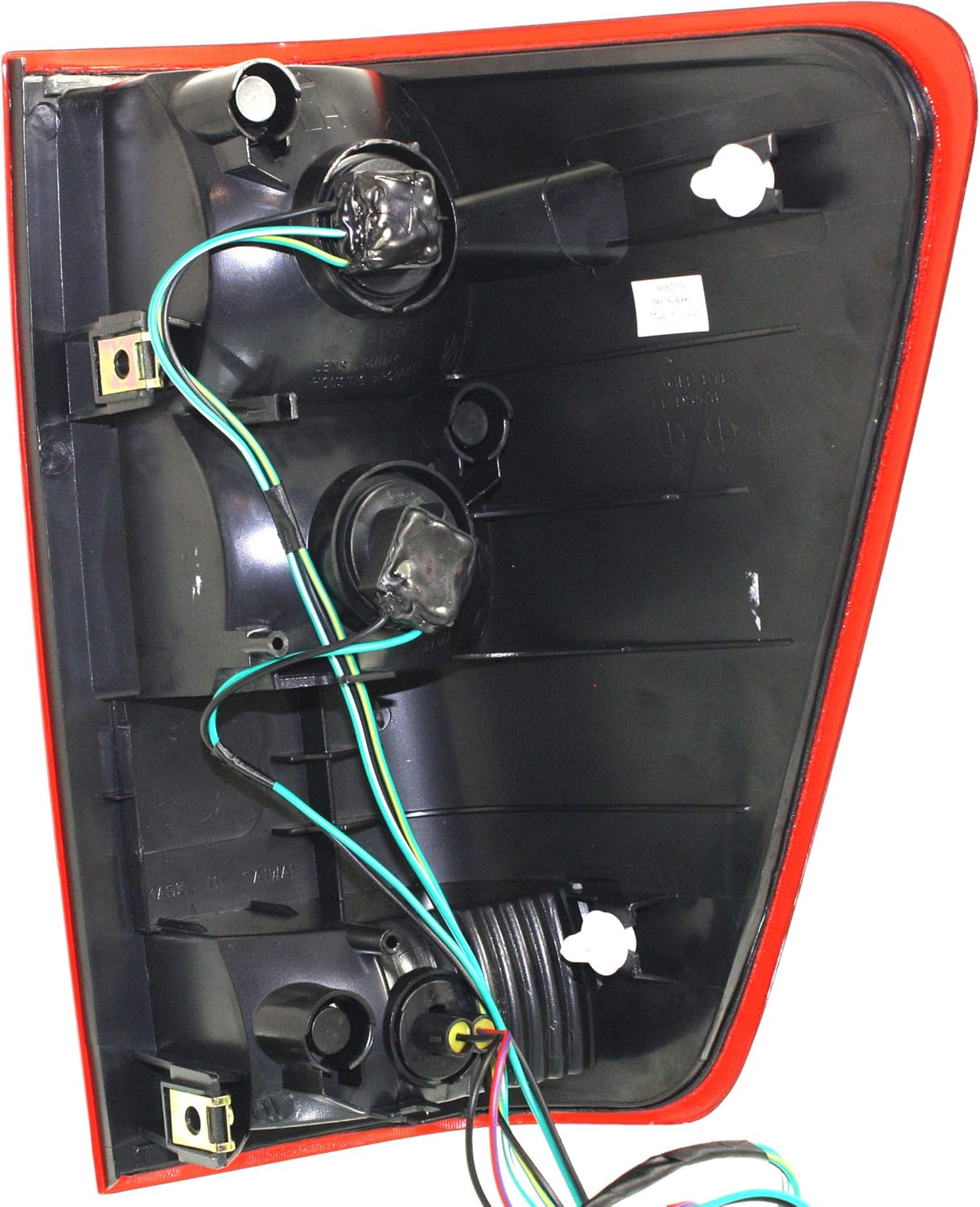 Evan-Fischer Tail Light Assembly Compatible with 2004-2015 Nissan Titan Driver Side Pack of 2