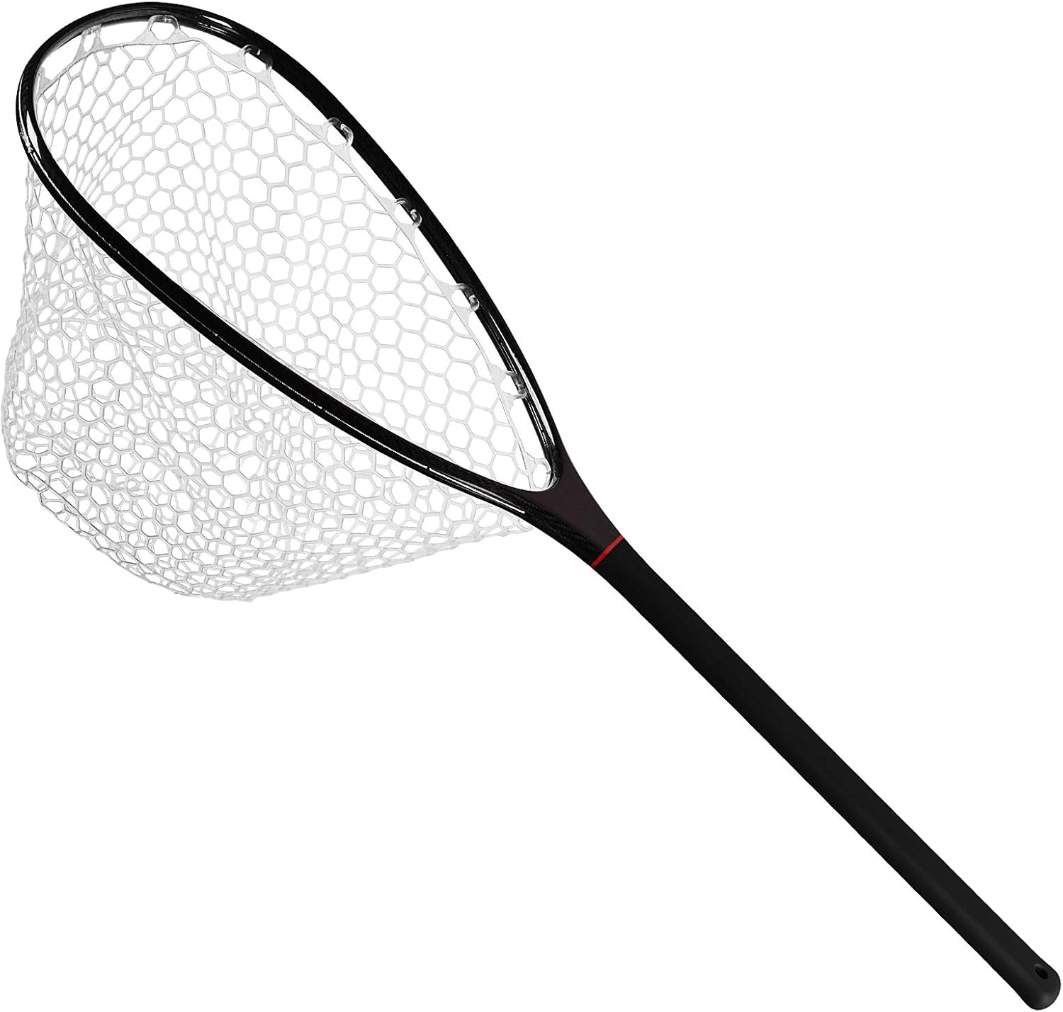 SF Fly Fishing Stealth Carbon Fiber Landing Net Soft Silicone Rubber Mesh Trout Catch Pack of 2