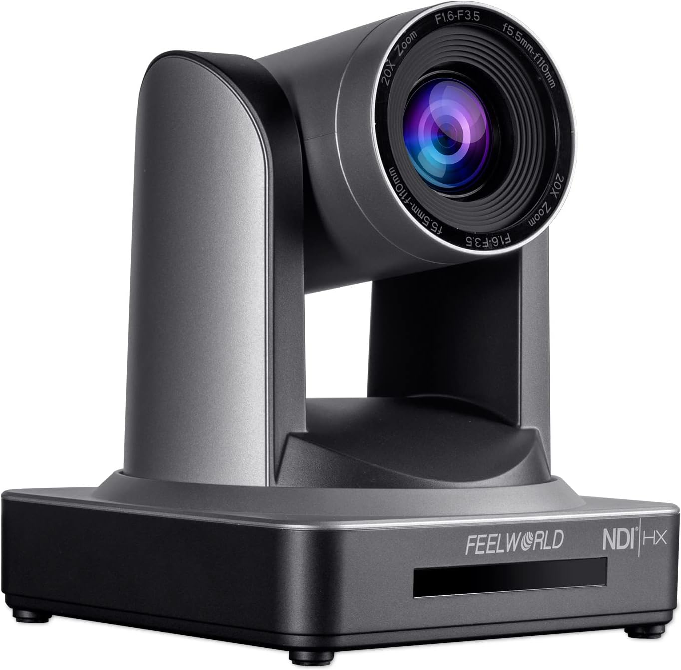 FEELWORLD NDI20X PTZ Camera Simultaneous 3G SDI HDMI NDI IP Live Streaming with 20X Optical Zoom 1080P 60fps PoE for Church Streaming Video Confrence