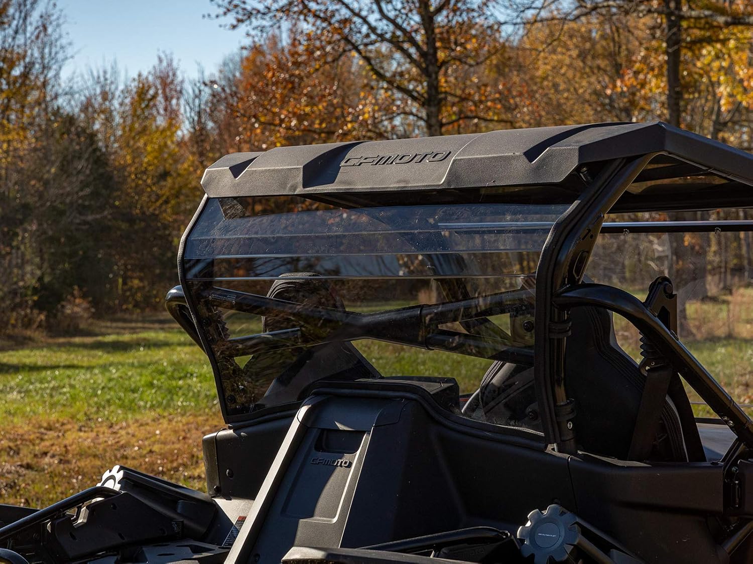 SuperATV Rear Windshield for 2020+ CFMOTO ZForce 950 | Lightly Tinted Non-Scratch Resistant 1/4