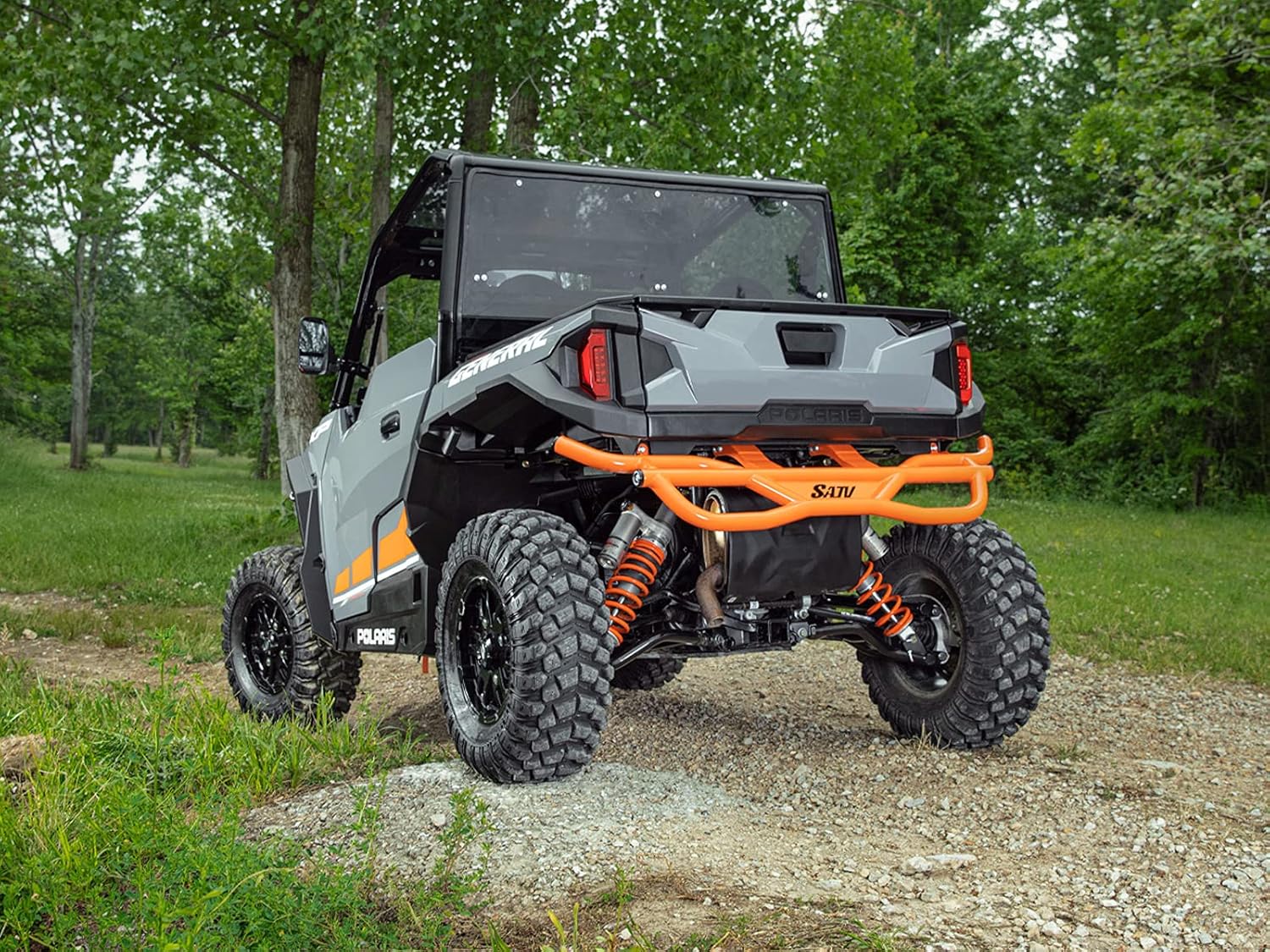 SuperATV High Clearance 1.5 Inch Rear Offset A-Arms for 2020+ Polaris General XP/XP 4 1000 - Fit Up to 34 Inch Tires - Larger Than Stock Tubing - Adjustable Pivot Blocks - Utilizes Stock Bushings
