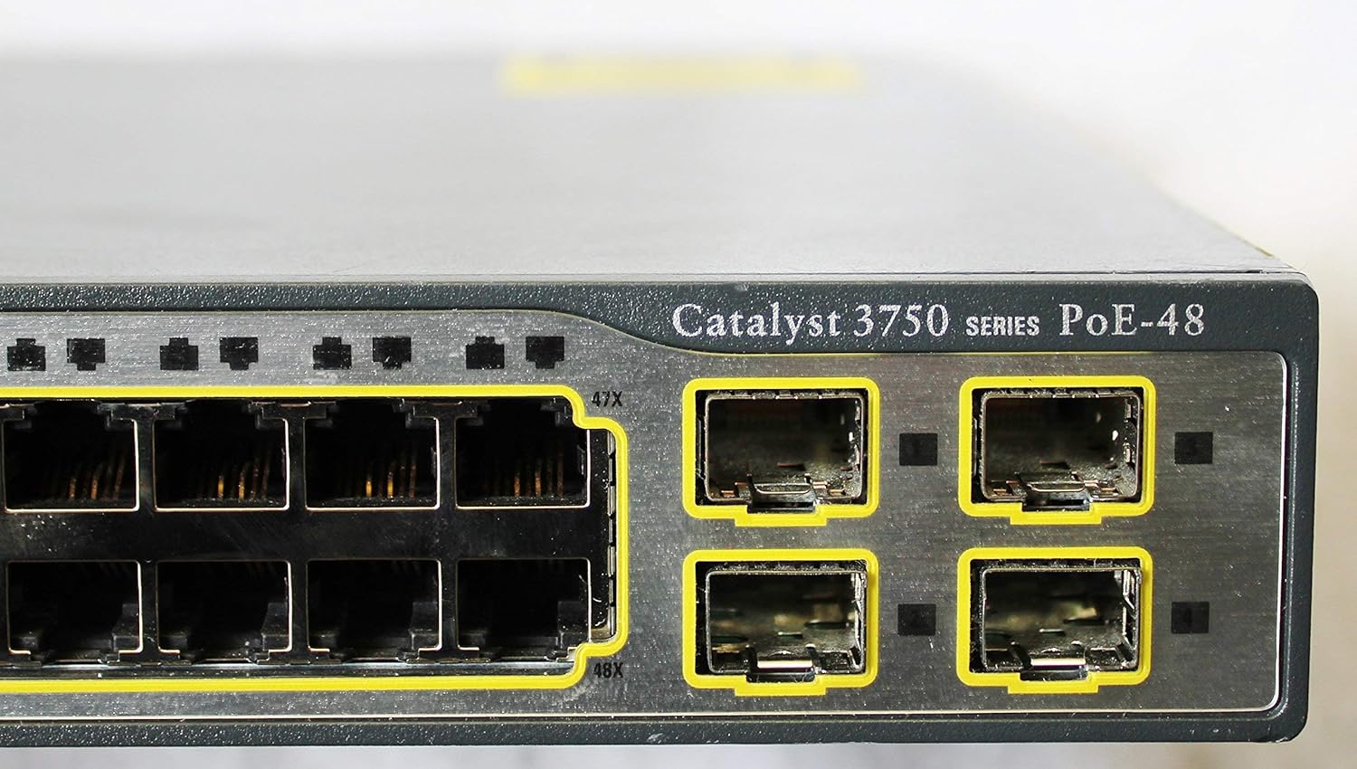 Cisco WS-C3750-48PS-S Catalyst 3750-48PS Stackable Ethernet Switch - 48 x 10/100Base-TX LAN