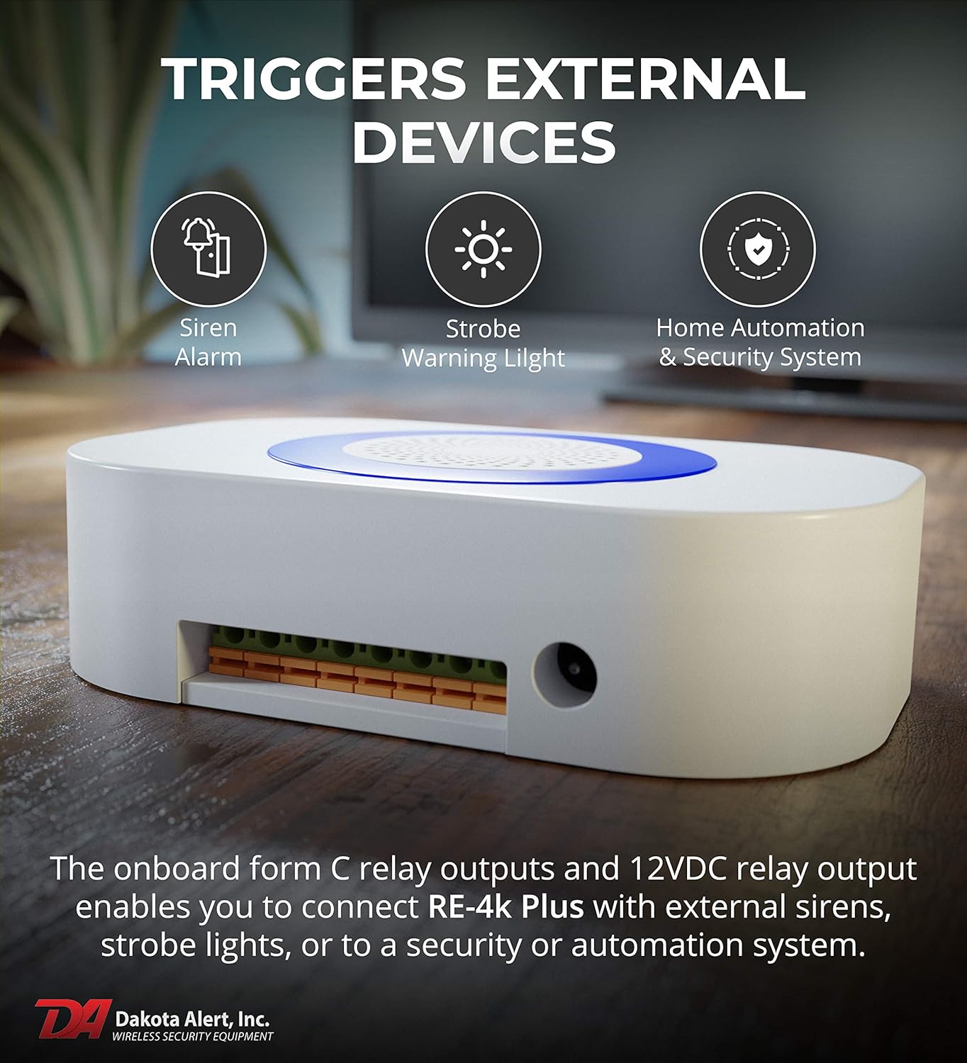 Dakota Alert RE-4k Plus 4000 Series Receiver with Relays Pack of 2