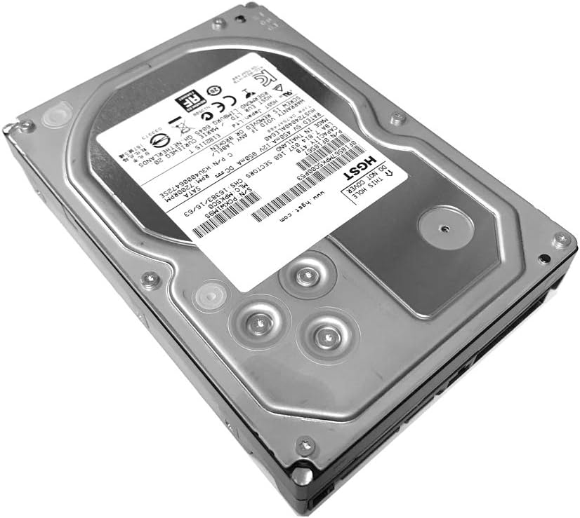 HGST Ultrastar 7K4000 (0F18567) 7200RPM SATA 6.0Gb/s 4TB 64MB Cache 3.5inch Internal Hard Drive - 3 Year Warranty (Renewed) Pack of 2