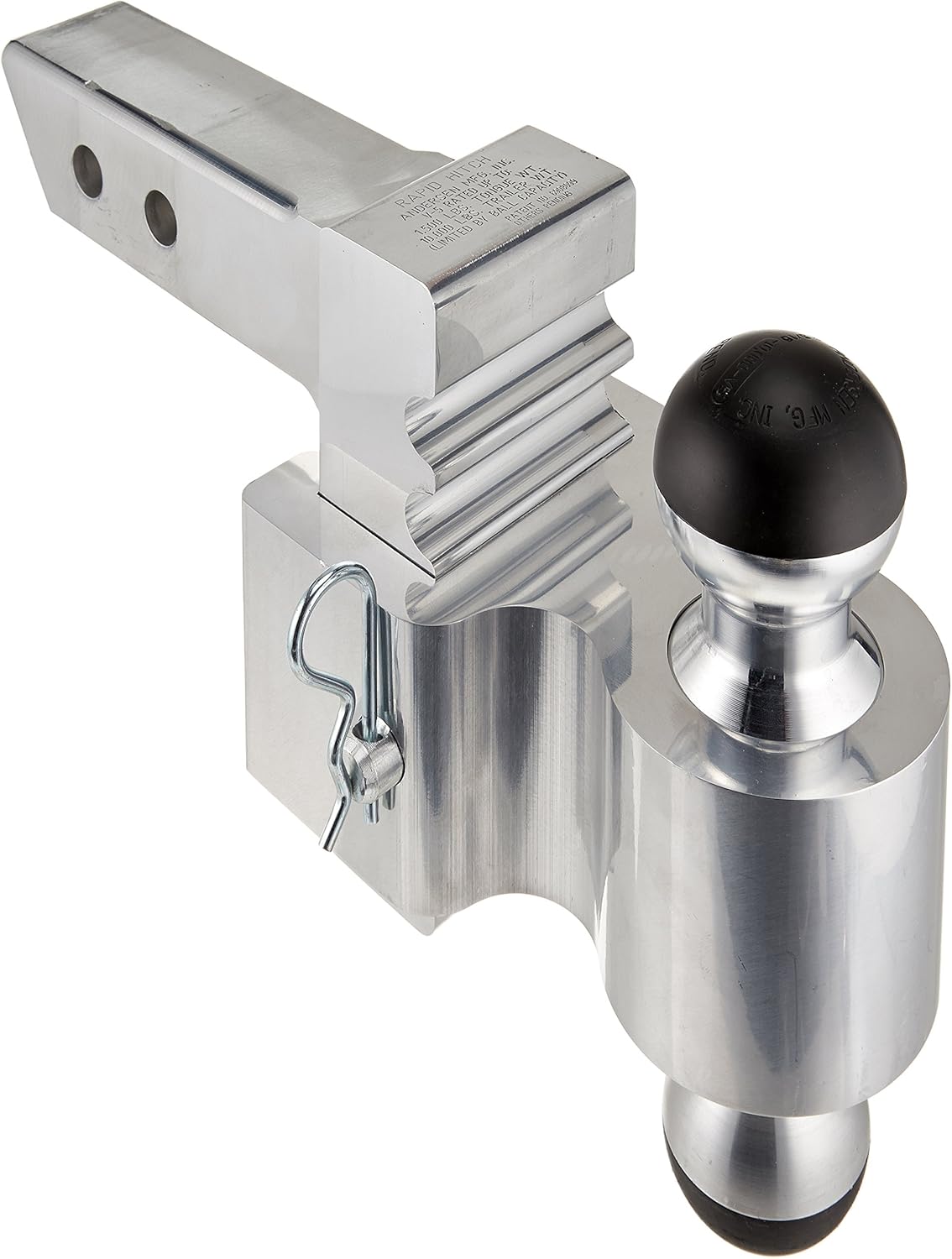 Andersen Hitches 4in Rapid Hitch 2 x 2-5/16in Combo Ball with 2-1/2in Shank (3460-25)