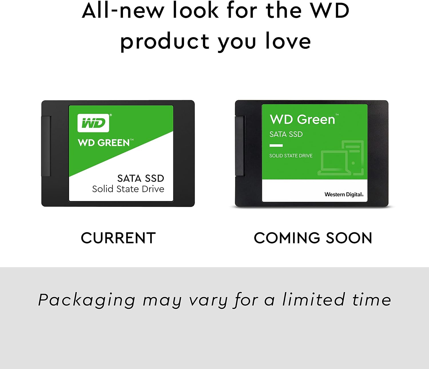 Western Digital 1TB WD Green Internal PC SSD Solid State Drive - SATA III 6 Gb/s, 2.5