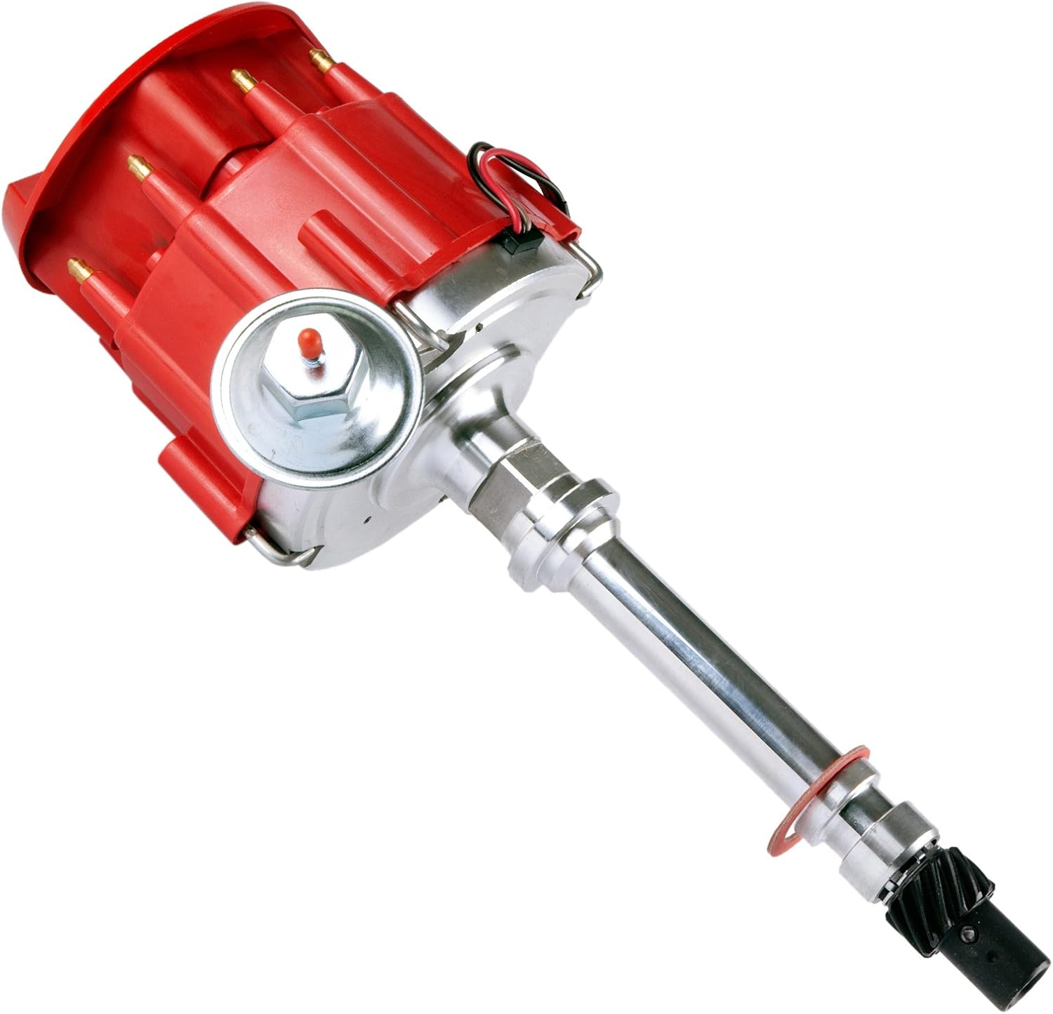 MAS High Performance Professional Racing Hei Distributor Accelerator type Compatible with Chevy/gm SBC BBC Small Block/big Block 65k coil 7500RPM 350 454 V8 PC6001A HEI JM6500R PE350R Pack of 2