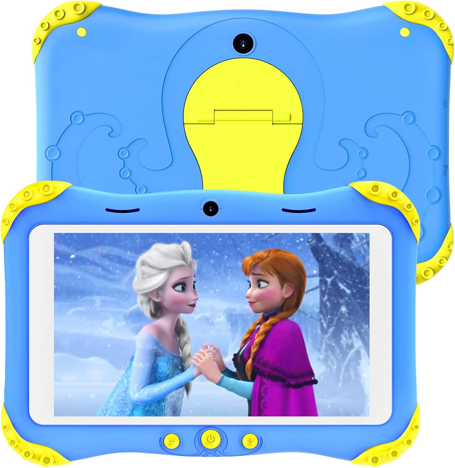 Kids Tablet, Android Tablet for Kids, 16GB, 7 inch HD IPS Eye Protection Screen Tablet with WiFi, Quad-Core, Dual Camera, Kids APP Preinstalled, Parent Control Children Table - Pink Pack of 2