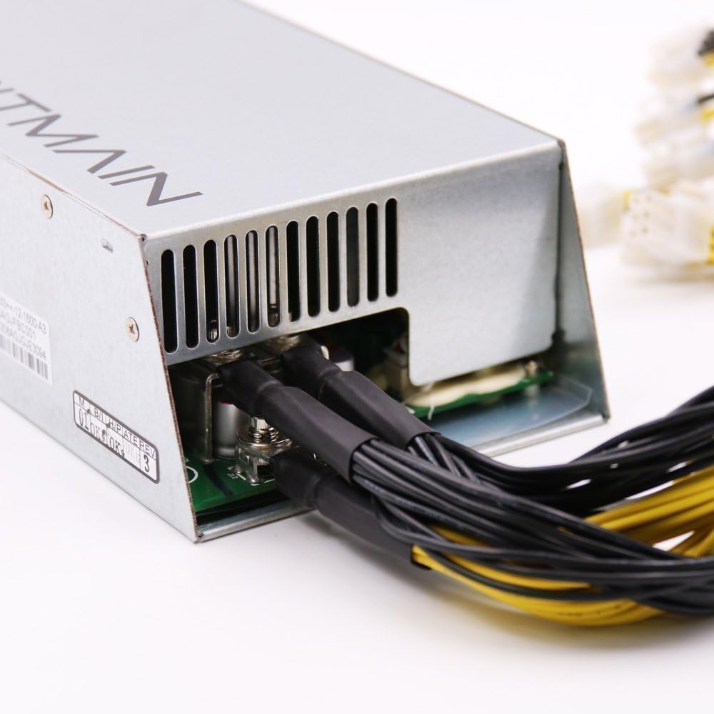 Bitmain Antminer Power Supply APW7 PSU 1800w 110v 220v Much Better Than APW3++ for S9 or L3+ or Z9 Mini or D3 w/ 10 Connectors
