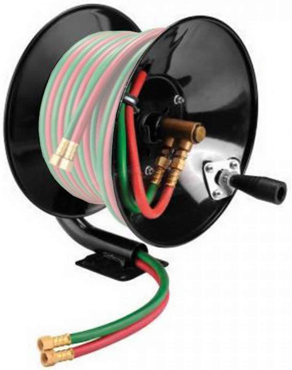 Weldcote HRMWOT Manual Hose Reel for 100 ft of Twin Gas Hose