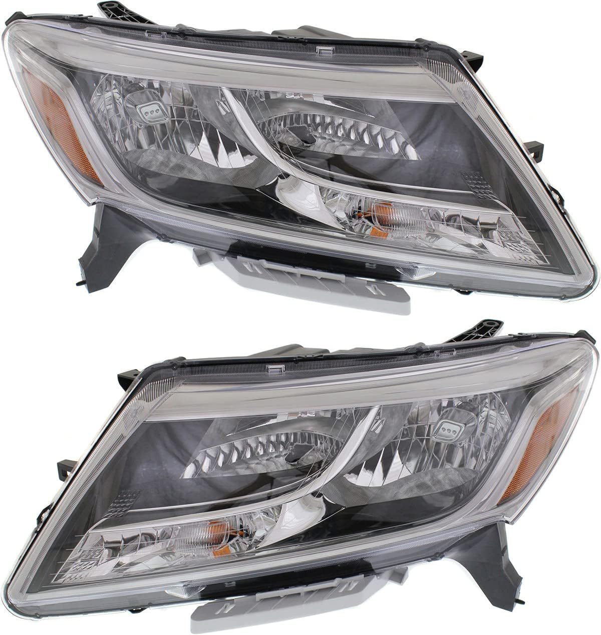 Garage-Pro Headlight Assembly Compatible with 2013-2016 Nissan Pathfinder Halogen, Set of 2, Driver and Passenger Side