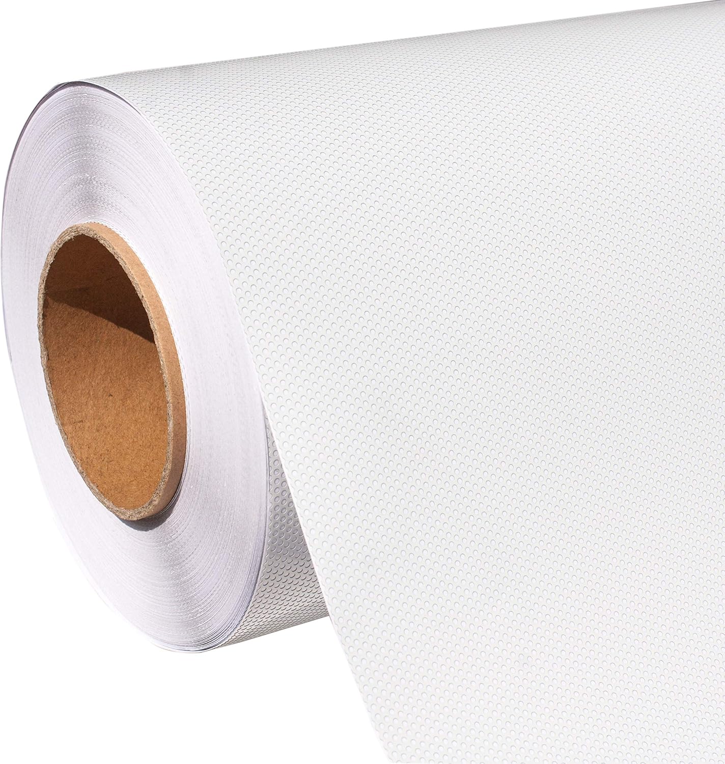 Perforated Self-Adhesive Vinyl Window Film One Way Vision Print Media Privacy Wrap Roll for Inkjet Printer, 120GSM 42 Inch x 165 Feet