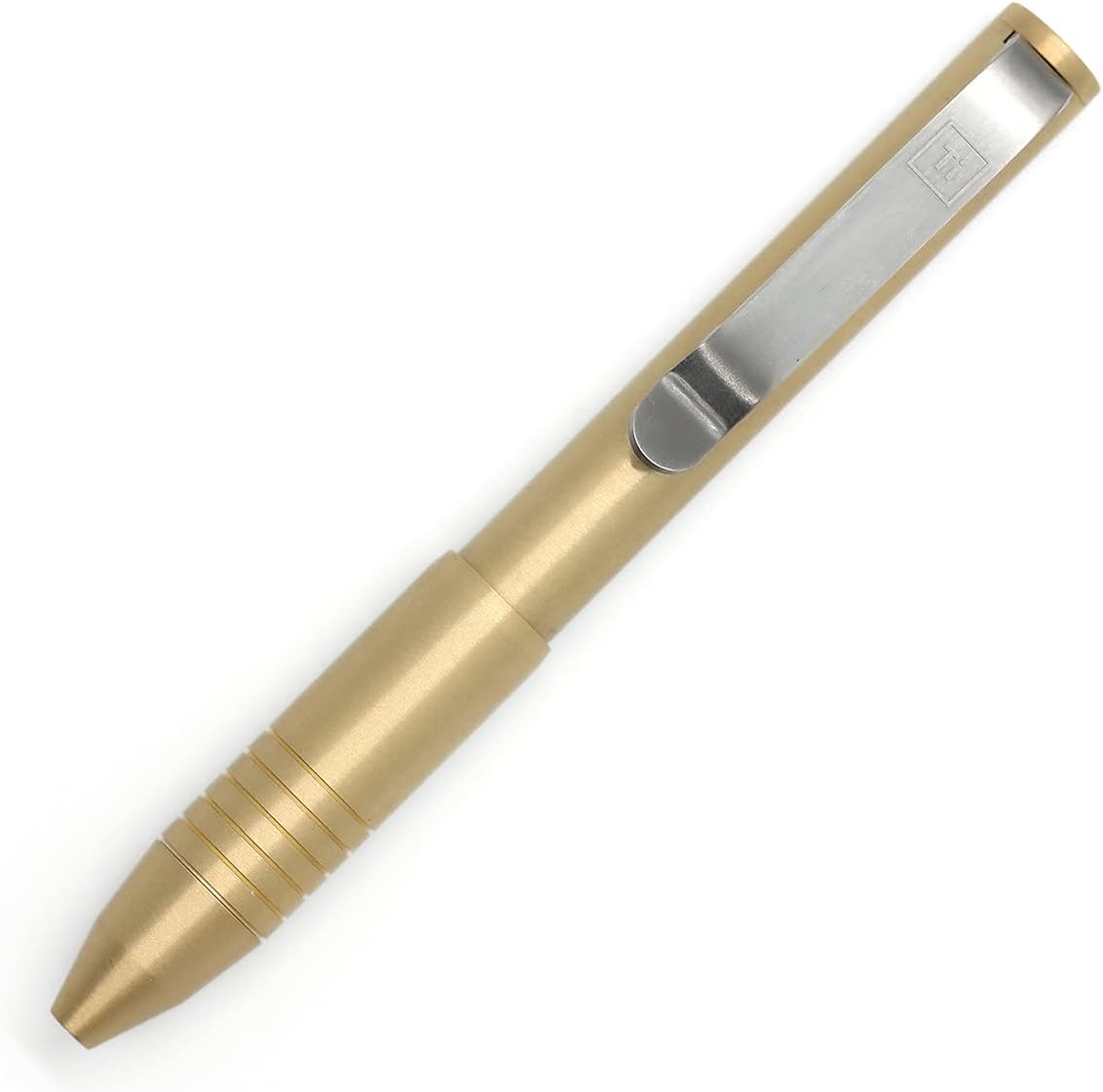 Ti Pocket Pro : The Auto Adjusting EDC Pen - Titanium Stonewashed Pack of 2