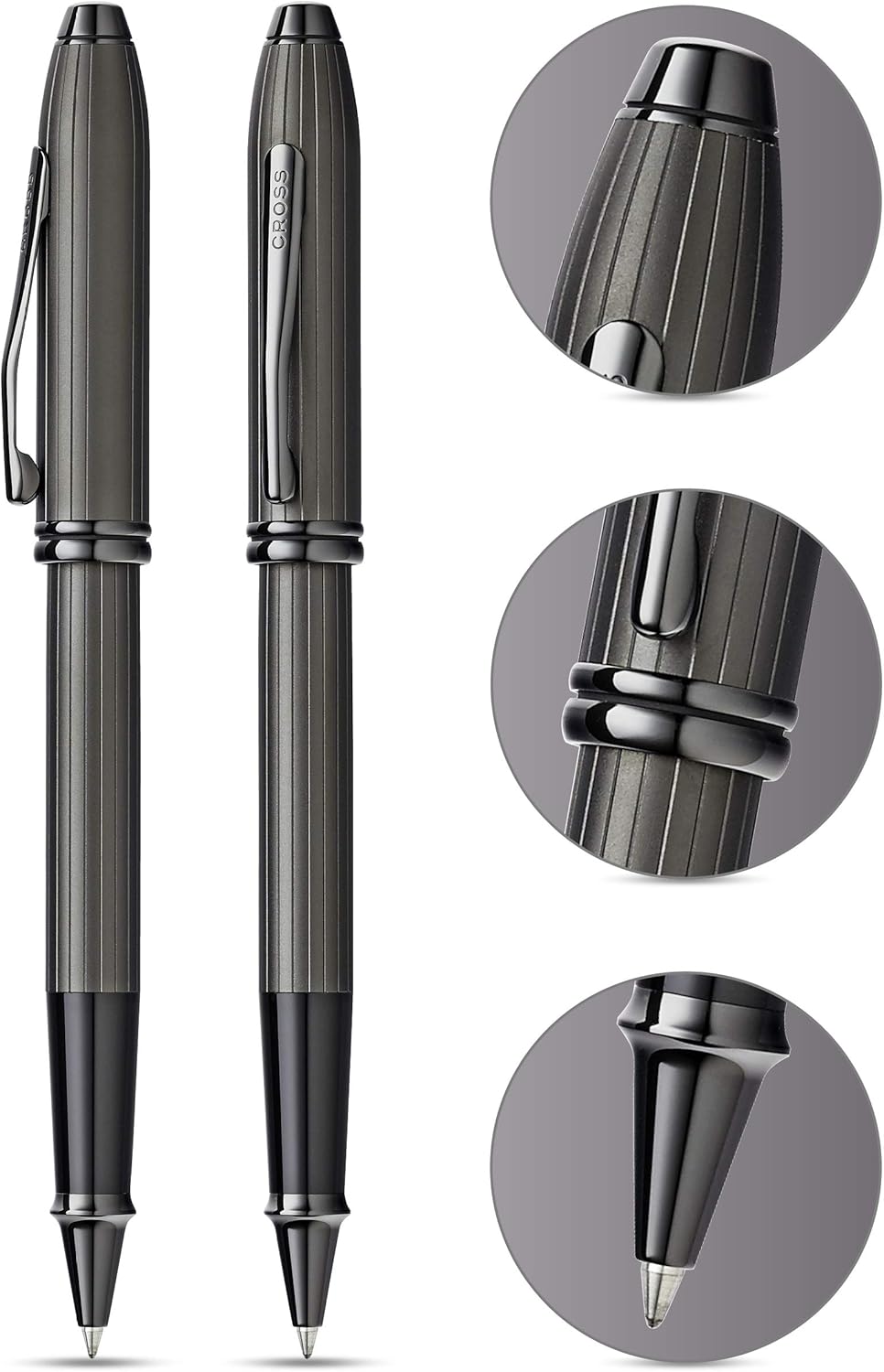 Cross Townsend Rollerball Pen (Limited Edition with Luxury Gift Box) Matt Black