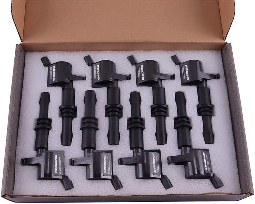 Micro Premium Ignition Coils Compatible with Ford Lincoln Mercury V8 V10 4.6L 5.4L 6.8L 2005-2008 Replacement for DG511 C1541 FD508 (Pack of 8) Pack of 2