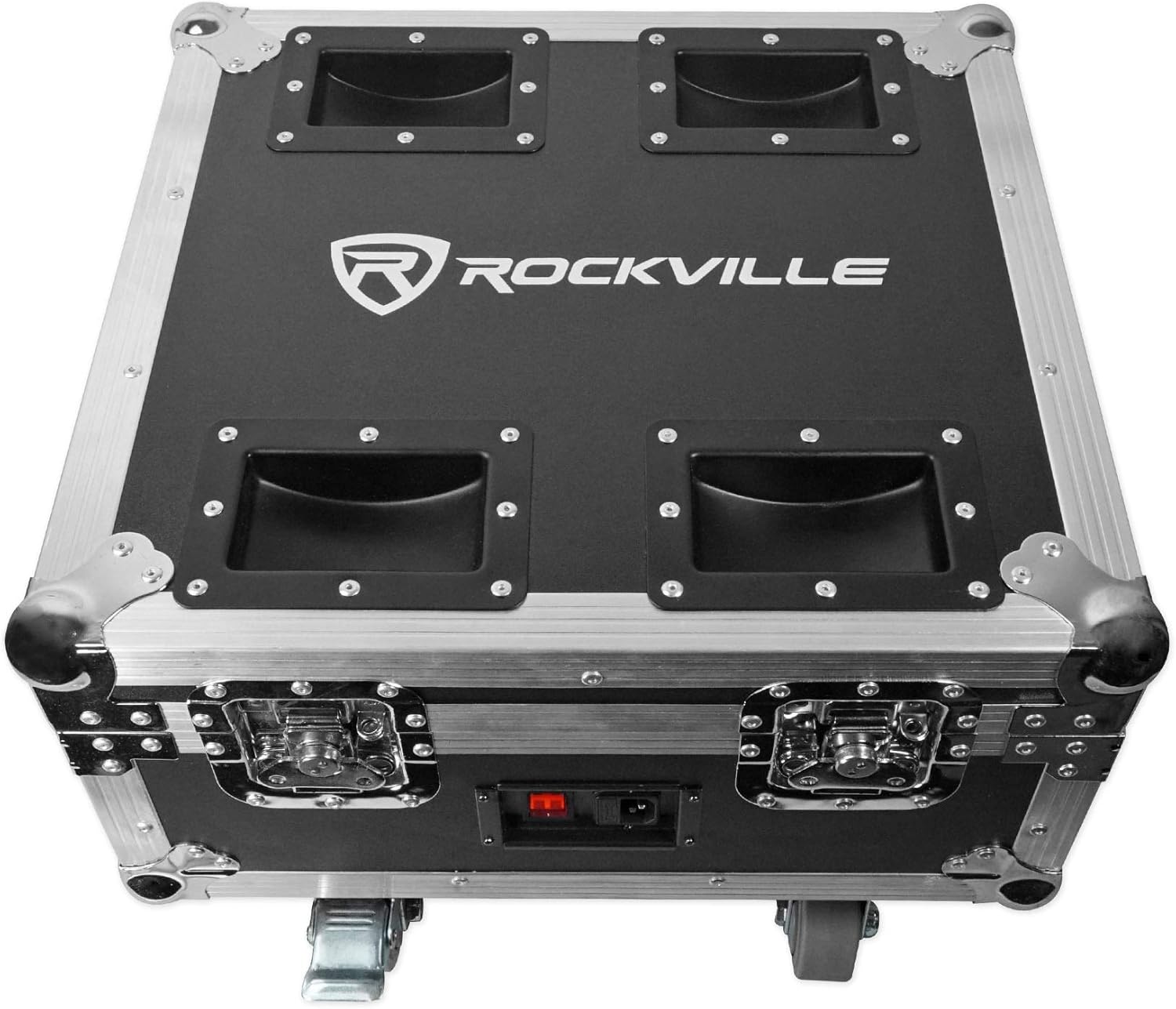 Rockville RGBWA+UV Rechargeable Wireless Wash DJ Up-Light in White (RockWedge LED