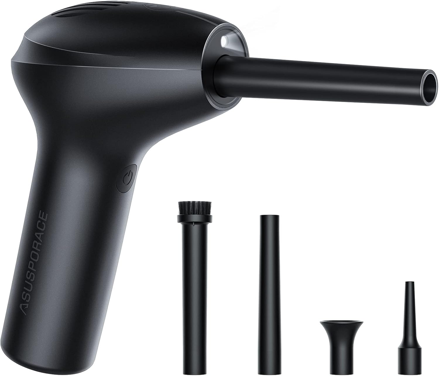 Electronic Air Duster Brushless Motor 51 mph Boost Air Pump, 80 Mins Low-Noise Run Cordless Air Blower for Home, PC, Laptop, Keyboard Dust Clean, Environmental Alternative to Compressed Air Can Spray Pack of 2