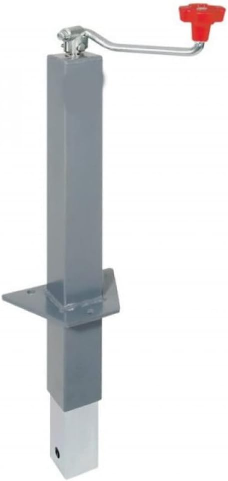 Draw-Tite Trailer Jack | Square | A-Frame |Top Wind | 15in. Travel | 5,000lbs Lift | 14.7in. Clearance