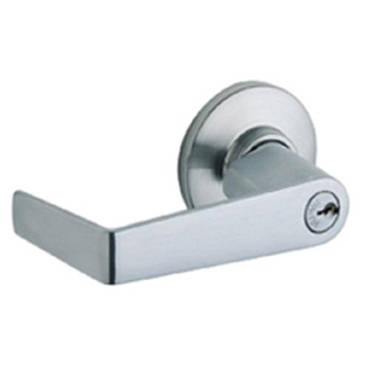 SCHLAGE - S10D SAT 626 16-203 10-001 S10D SAT 626 Series S Grade 2 Tubular Lock, Passage Function, Keyless, Saturn Design, Satin Chrome Finish
