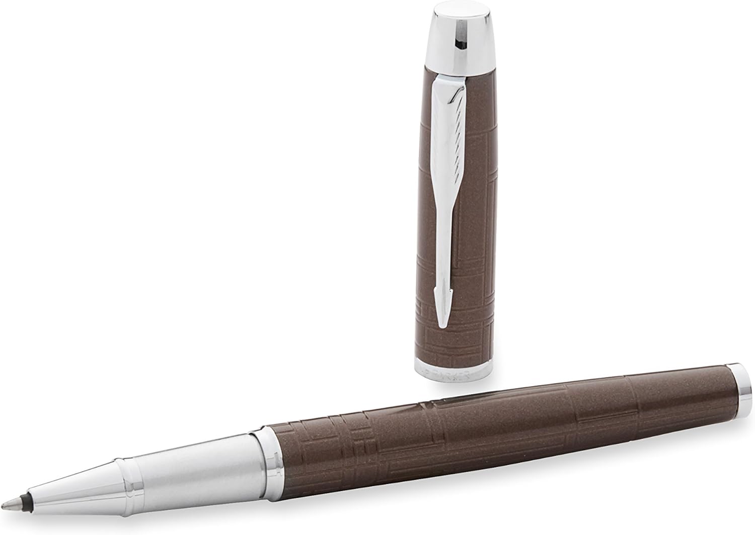 Parker IM Premium Metallic Brown, Rollerball Pen with Fine Black refill (1795281) Pack of 2