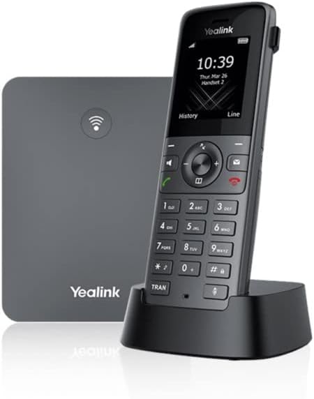 Yealink IP Phone W73P Bundle of W70B Base and W73H handset + 4-Unit W73H Handset