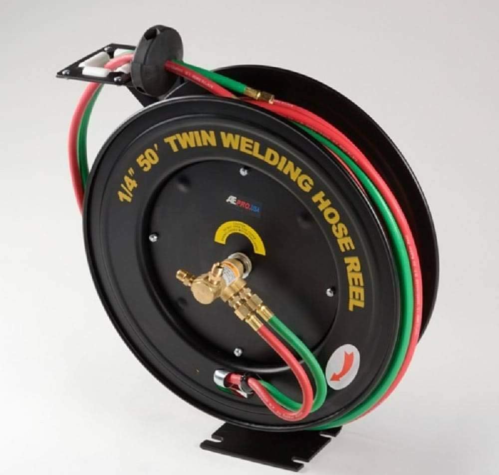 Retractable Torch Welding Hose Reel 50ft 1/4