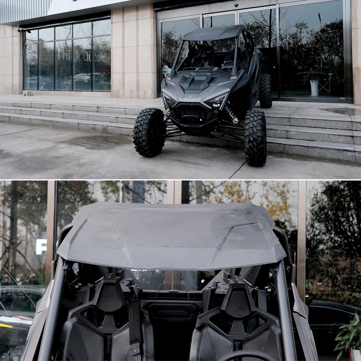 RZR ATV UTV Polypropylene Hard Roof Compatible with 2020 2021 2022 Polaris RZR PRO XP/Premium/Ultimate [Replace for Part # 2883928]