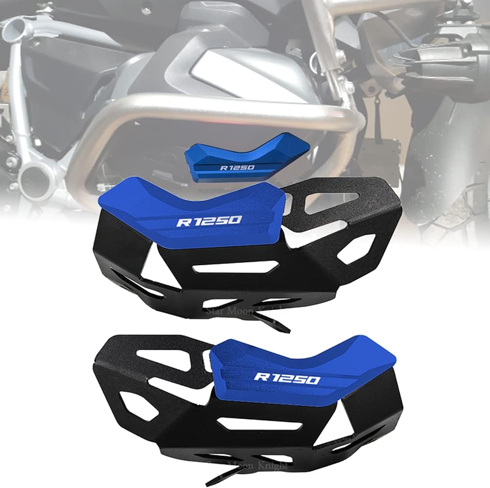 WWB R1250GS Engine Guard Cylinder Head Guard Protector Cover for BMW R1250 GS ADV Adventure R1250RS R1250RT 2019 2020 Black-red