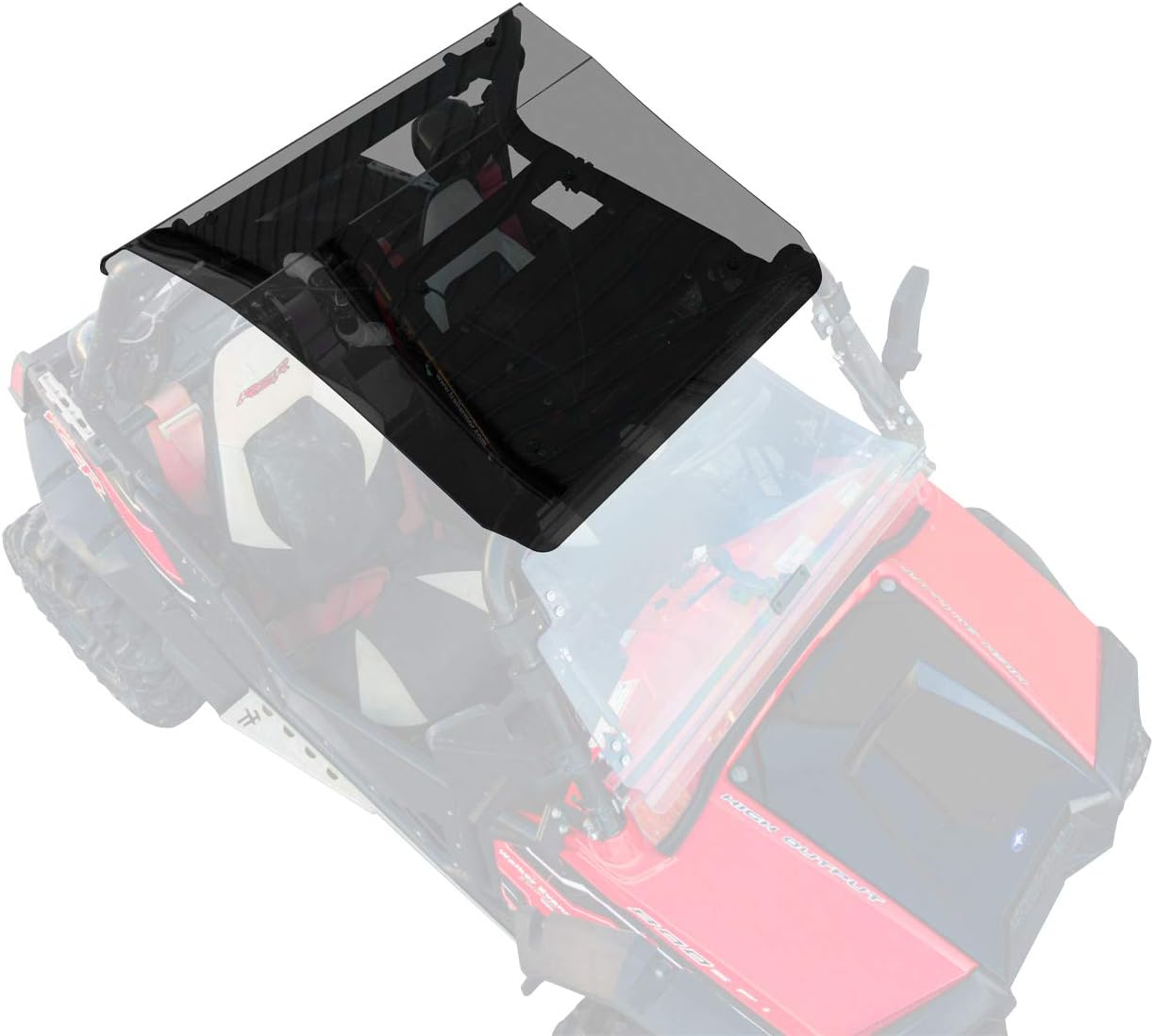 SuperATV Dark Tinted Roof for 2012+ Polaris RZR 570 | Increases Visibility! | Made of 1/4