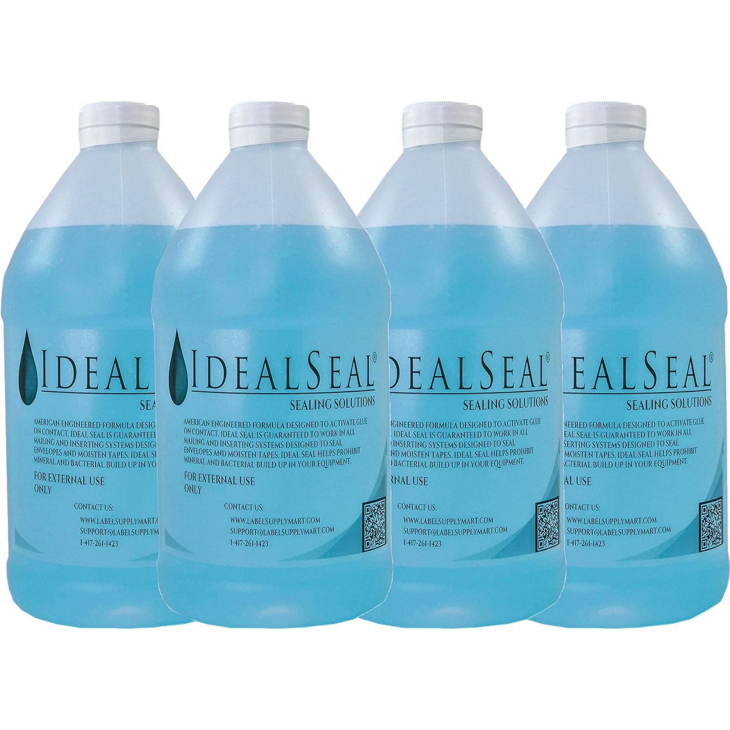 Compatible Replacement for PB E-Z Seal Item #608-0 4 Half Gallons of Sealing Solution DM Series Mailing Systems Pack of 2