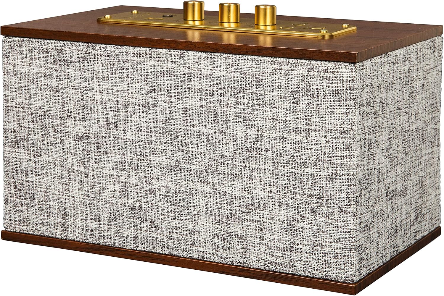 Crosley CR3110A-GY Octave Mid-Century Bluetooth Speaker with USB Phone Charger, Grey