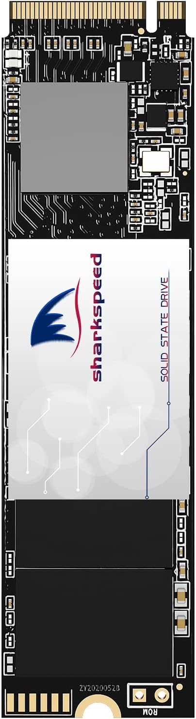 SHARKSPEED 1TB NVMe Internal Gaming SSD Solid State Drive - Gen4 PCIe, M.2 2280, 3D NAND, Up to 2500 MB/s