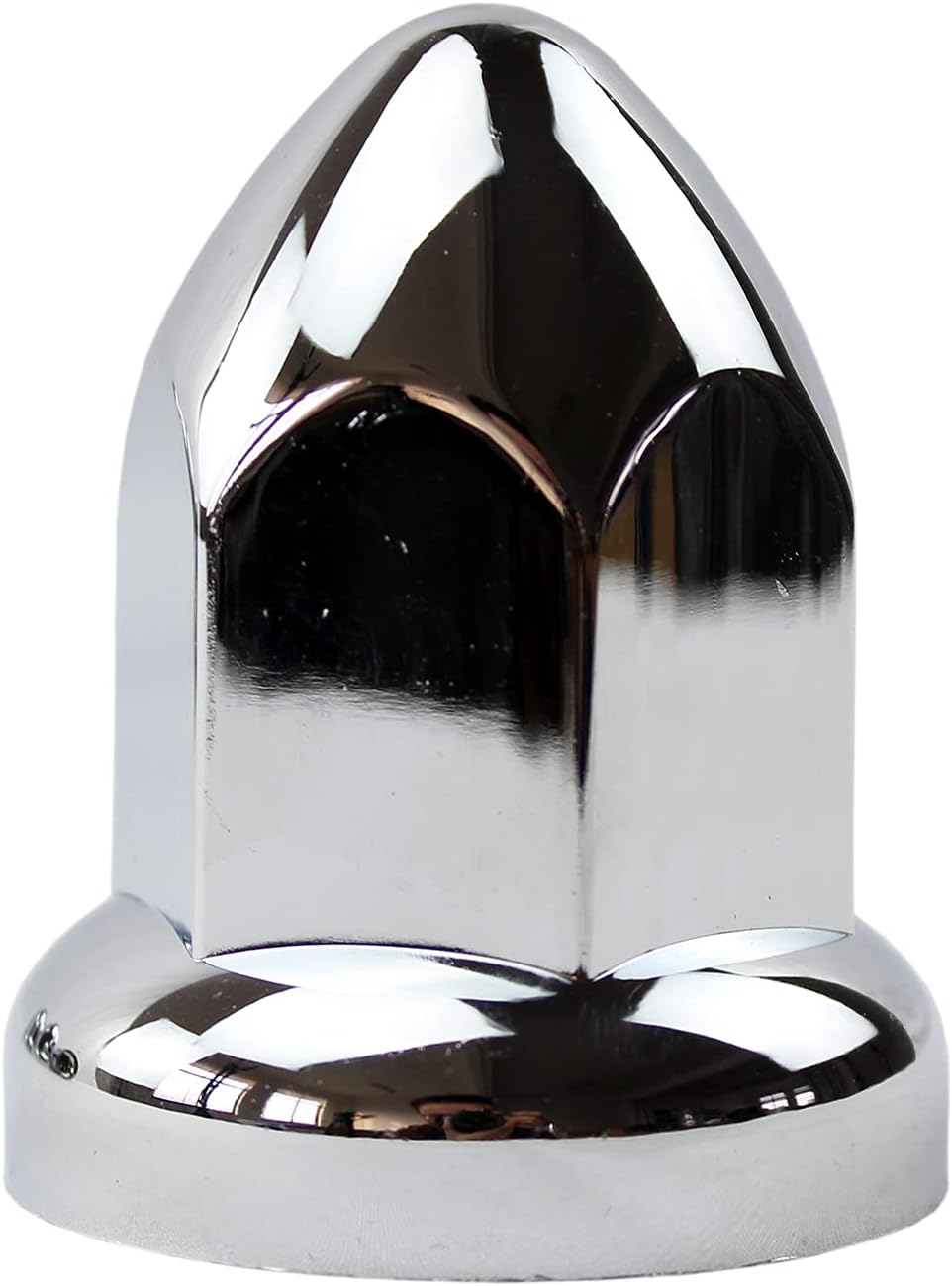 MRJLK 33mm Chrome ABS Plastic Push-on Bullet Flanged Lug Nut Covers Pack of 40 Pack of 2