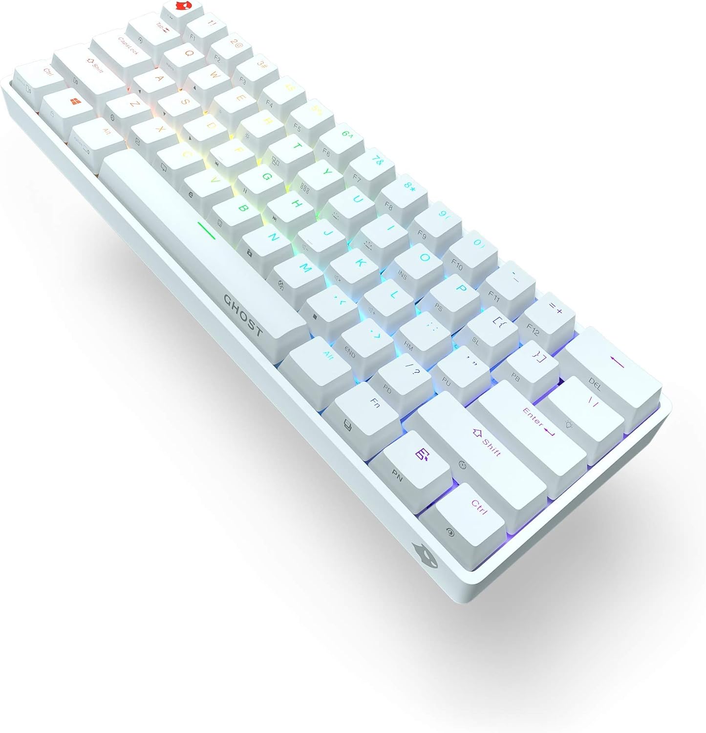 Ghost A1 - Aluminum Wireless Keyboard White Cherry MX Brown (Soft Click)