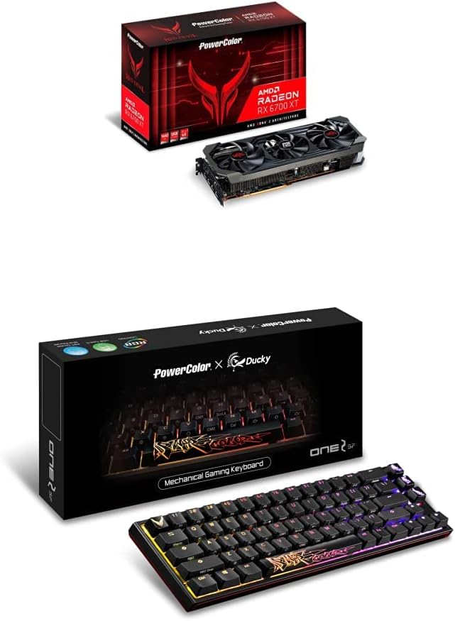 PowerColor Red Devil AMD Radeon RX 6700 XT Gaming Graphics Card with 12GB GDDR6 Memory, Powered by AMD RDNA 2, Raytracing, PCI Express 4.0, HDMI 2.1, AMD Infinity Cache