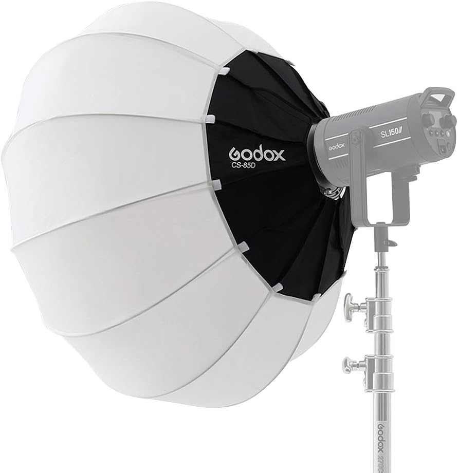 Godox CS-85D Lantern Softbox Soft Light Modifier, for Godox SL-60W SL150W II FV150 AD300PRO AD400PRO AD600BM VL150 VL300 SL150WII SL200WII and Other Bowens Mount Light Pack of 2