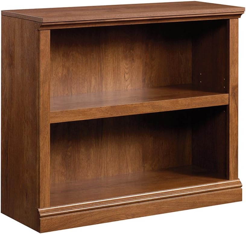 Sauder 2-Shelf Bookcase, Salt Oak finish