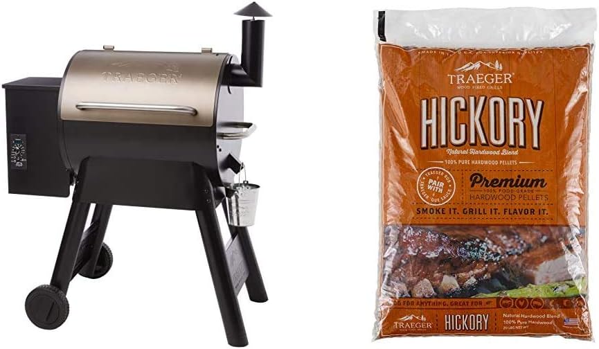 Traeger Grills Pro Series 22 Electric Wood Pellet Grill and Smoker, Bronze