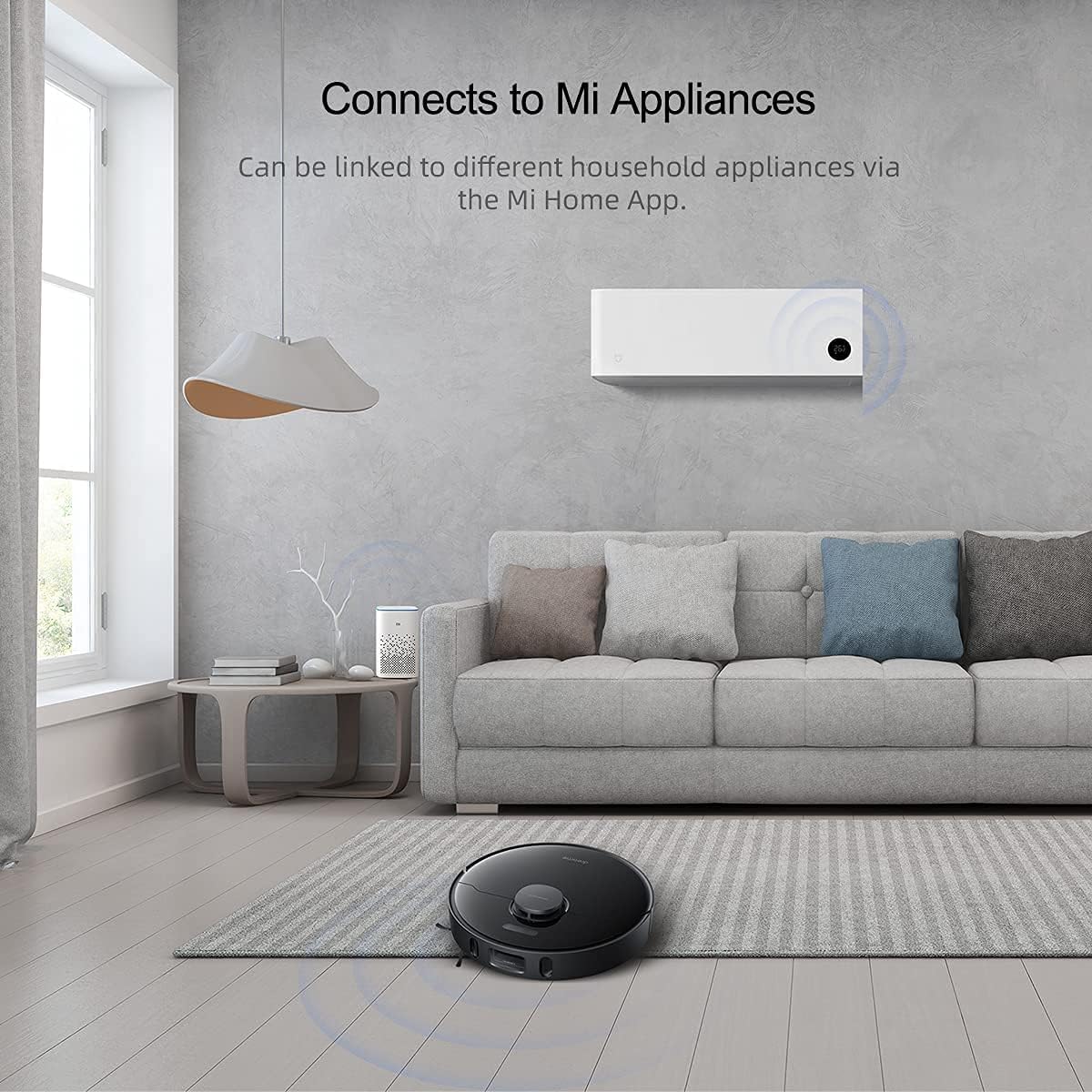 Dreametech Bot L10 Pro Vacuum and Mop, 2-in-1 Robot Vacuum and Mop,4000Pa Strong Suction, Quiet, Daily Schedule, Ideal for Pet Hair, Hard Floor and Carpet