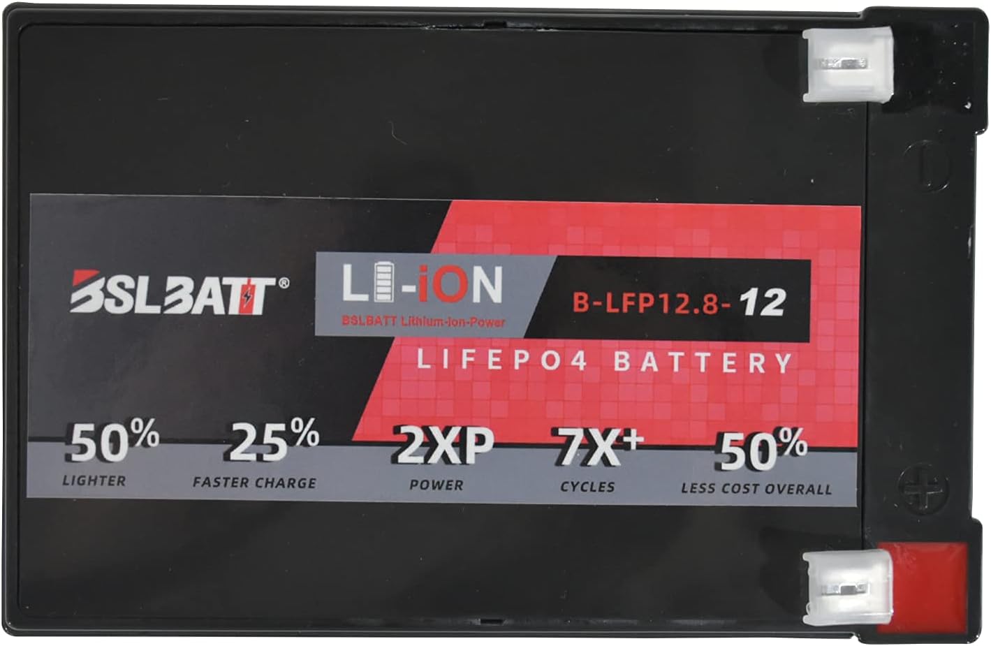 BSL BATT First Charging 12V 12Amps LITHIUM ION PHOSPHATE LiFePO4 Deep Cycle Rechargeable Battery | UP TO 2000 Life Cycles Built-in BMS Perfect for Off-Grid Applications, Black, B-LFP12-12