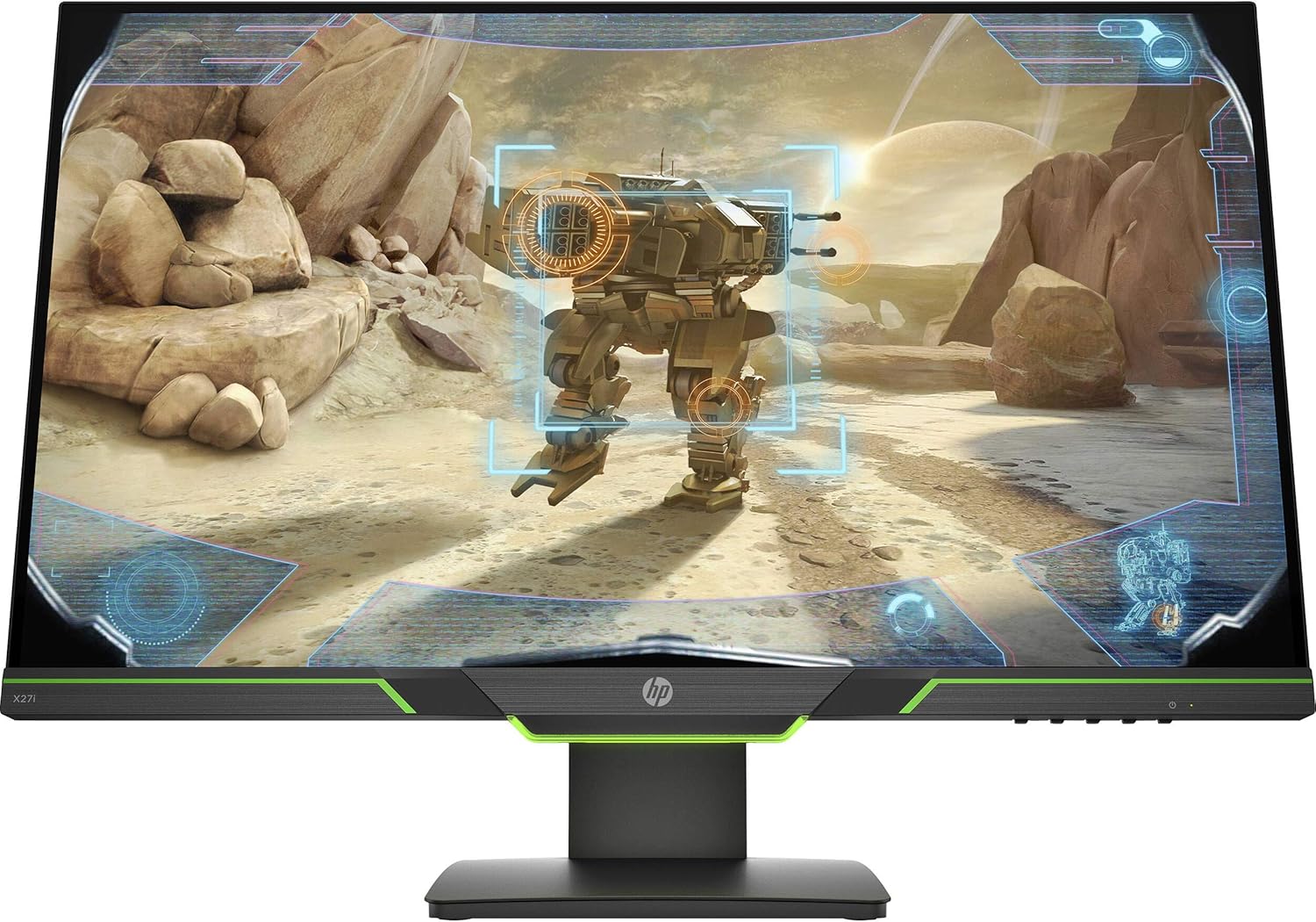 HP 27 2K Premium Gaming Monitor I 27” 2K QHD (2560 x 1440) I 144Hz Refresh Rate I IPS Panel I 4ms GTG I 350 nits Brightness I AMD FreeSync I 178° Viewing Angles I DisplayPort + Cleaning Cloth