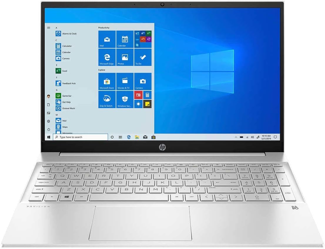HP 15.6 Inch FHD Touchscreen Laptop, AMD Ryzen 7 4700U (8-Core) Processor, 16GB, 512GB, Backlit Keyboard, 15-eh0015cl