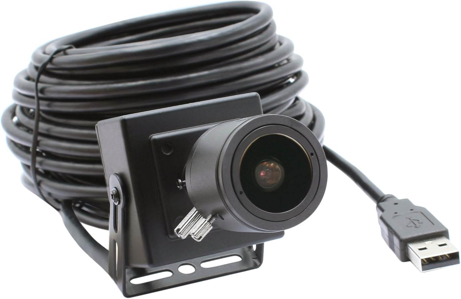 ELP 180degree Fisheye Lens Wide Angle 1080P Mini Box Webcam Pack of 2