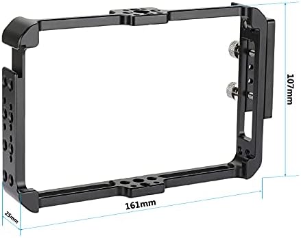 CAMVATEMonitor Cage Protective Armor Bracket Compatible with FeelWorld F5 Pro & F5 Pro V2 5.5 Inch(Exclusive Use) Pack of 2