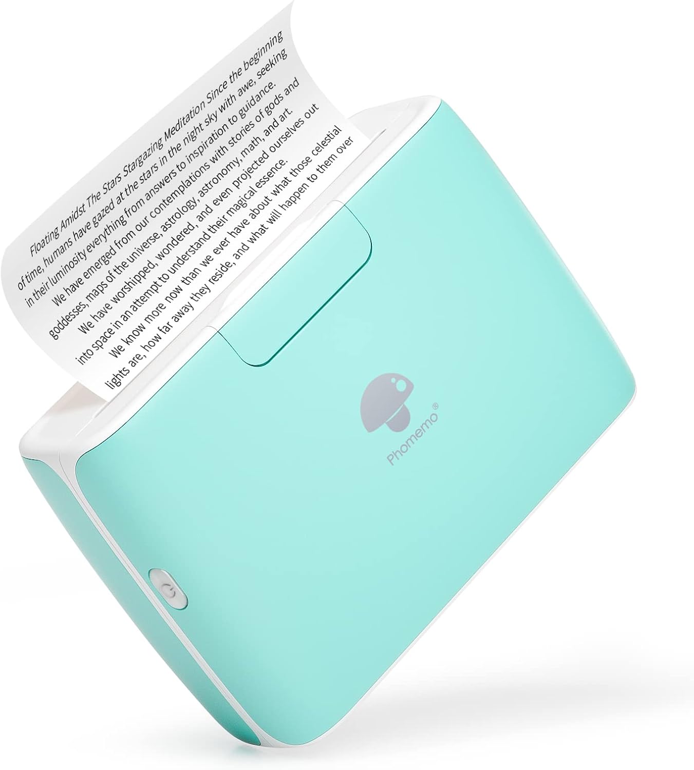 Phomemo M04S Portable Travel Printer- Mobile Thermal Printer Bluetooth Printer, Support 53/80/110mm Printing Width, 300dpi, Compatible with iOS+Android, Ideal for Documents, Notes, Label, Sticker