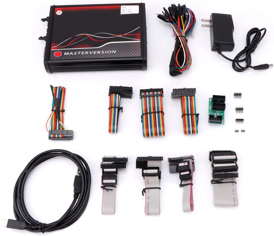 Car Scanner Diagnostic Code Reader & Scan Tool Car Kess V7.020 ECU Chip Tuning Programming Tool NoToken Limit with Red PCB US Plug 100-240V