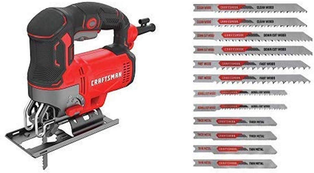 CRAFTSMAN Jig Saw, 6.0-Amp, Corded (CMES612) Pack of 2